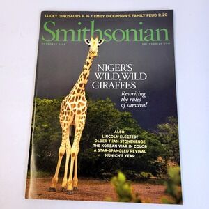 Smithsonian Magazine November 2008 Niger Wild Giraffes History Science